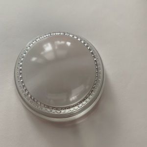 Vintage Glass Paperweight Photo Holder 3” Round